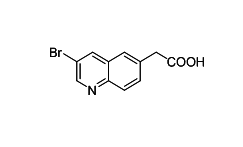 3-Bromo-6-quinolineacetic acid